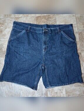 Men's Dark Blue Denim Shorts Sz 46